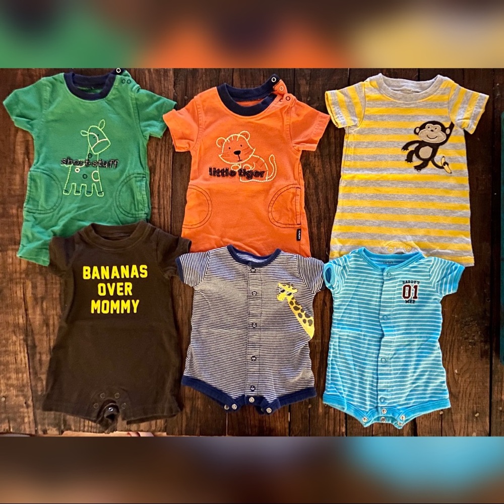 Newborn Boy’s bundle 9 rompers